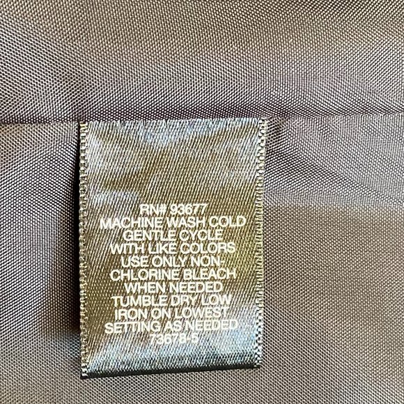 Liz Claiborne Career One Button Classic Blazer Gray Size 10 - Picture 5 of 6